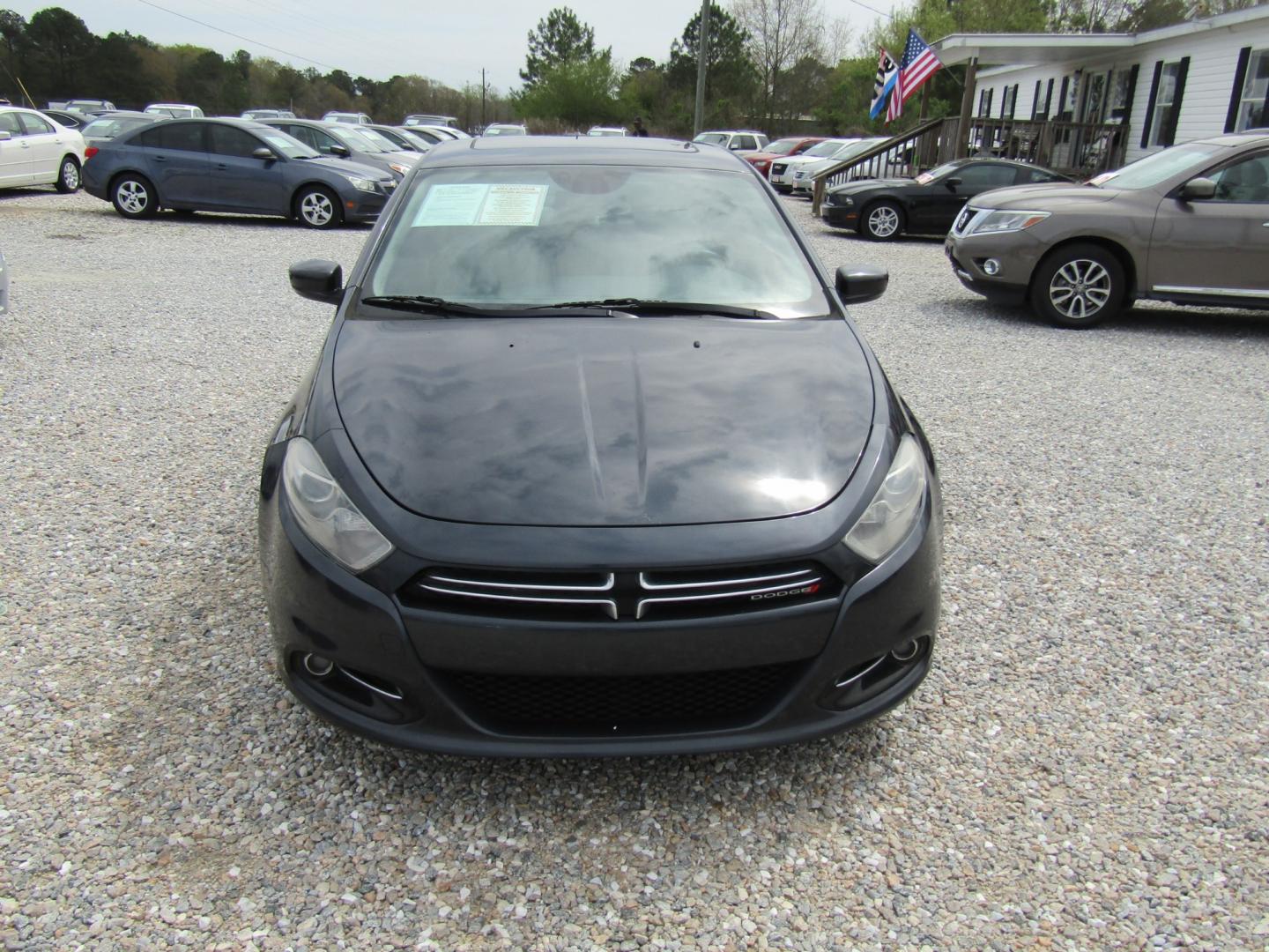 2013 Gray /Tan Dodge Dart (1C3CDFCA4DD) , Automatic transmission, located at 15016 S Hwy 231, Midland City, AL, 36350, (334) 983-3001, 31.306210, -85.495277 - Photo#1